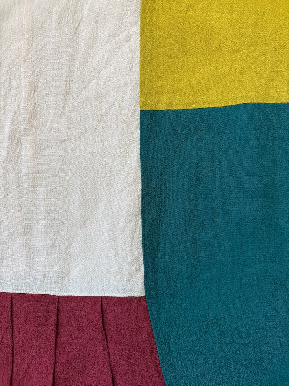 HD in Paris Anthropologie Jules Colorblock retro boho summer dress - Picture 4 of 7